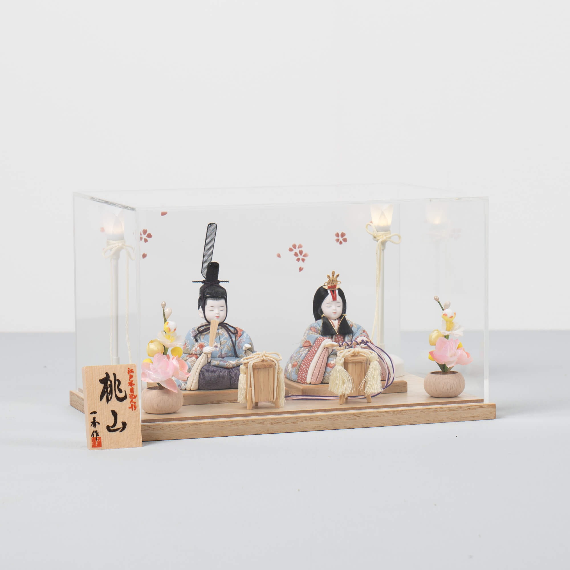雛人形 心(ここ) 人形ケースS 白木 一秀 0F