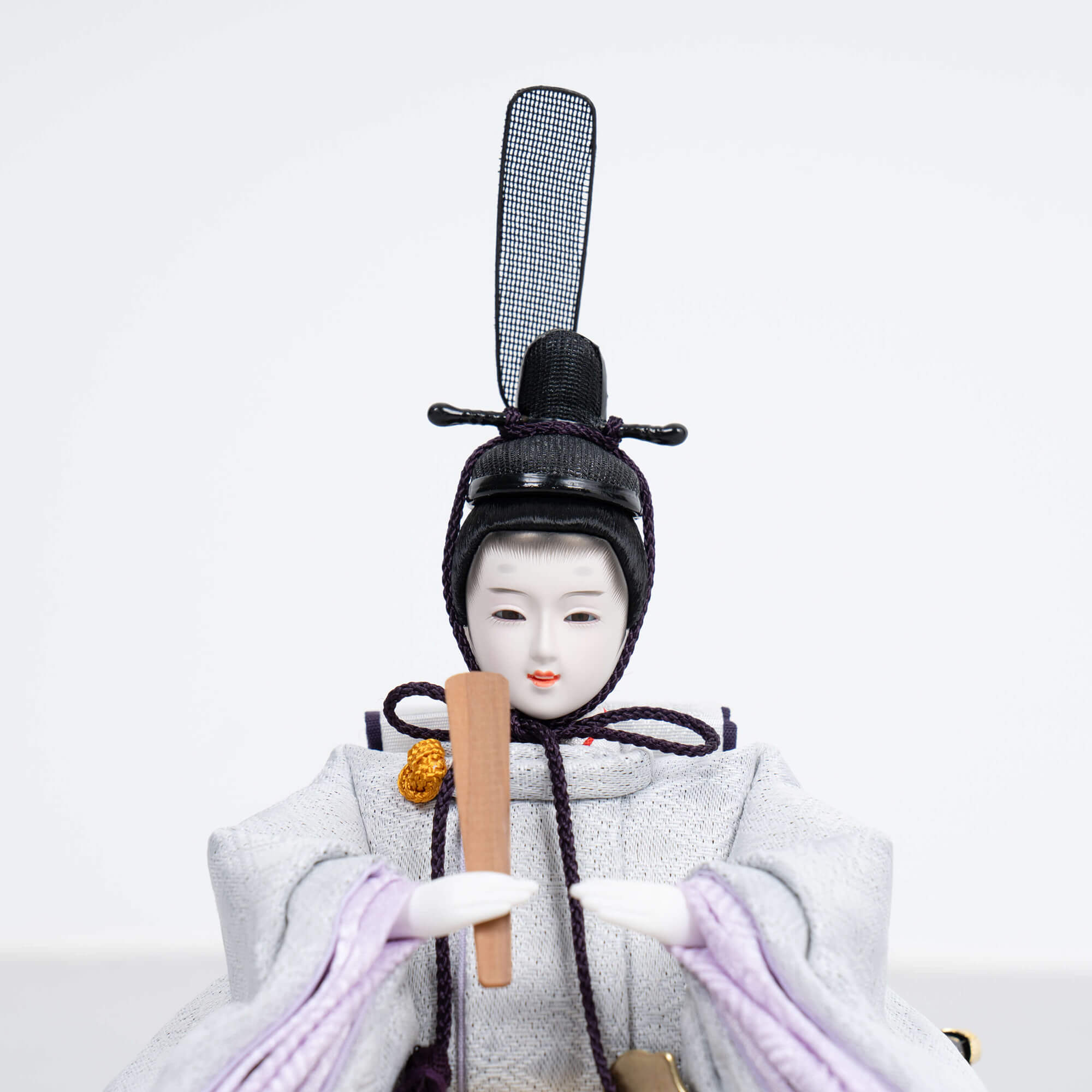 雛人形 和彩 人形ケース 白木 吉徳大光 薄グレーピンク
