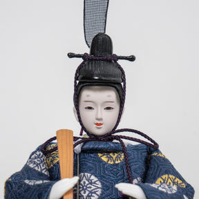 雛人形 和彩 人形ケース 白木 吉藤 正絹有職紺赤