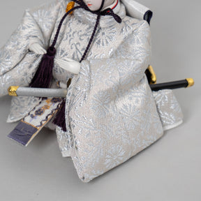 雛人形 貴和 人形ケース ベージュ 吉徳大光 正絹菊紋