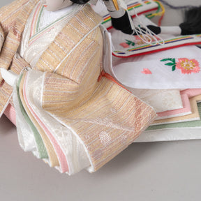 雛人形 貴和 人形ケース ベージュ 吉藤 川島織物