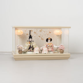 雛人形 貴和 人形ケース ベージュ 吉藤 川島織物