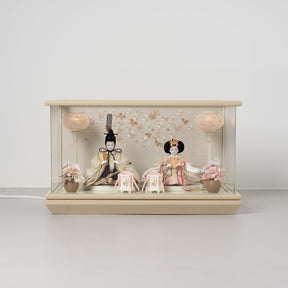 雛人形 貴和 人形ケース ベージュ 吉藤 川島織物