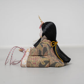 雛人形 こひな収納飾り 竹千筋細工花つまみ 一秀