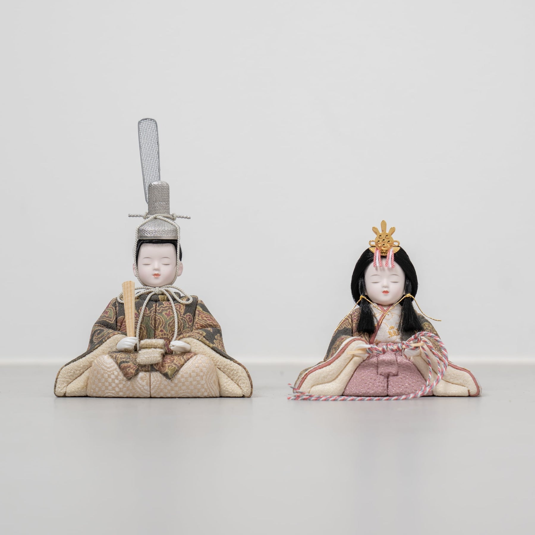 雛人形 こひな収納飾り 竹千筋細工花つまみ 一秀