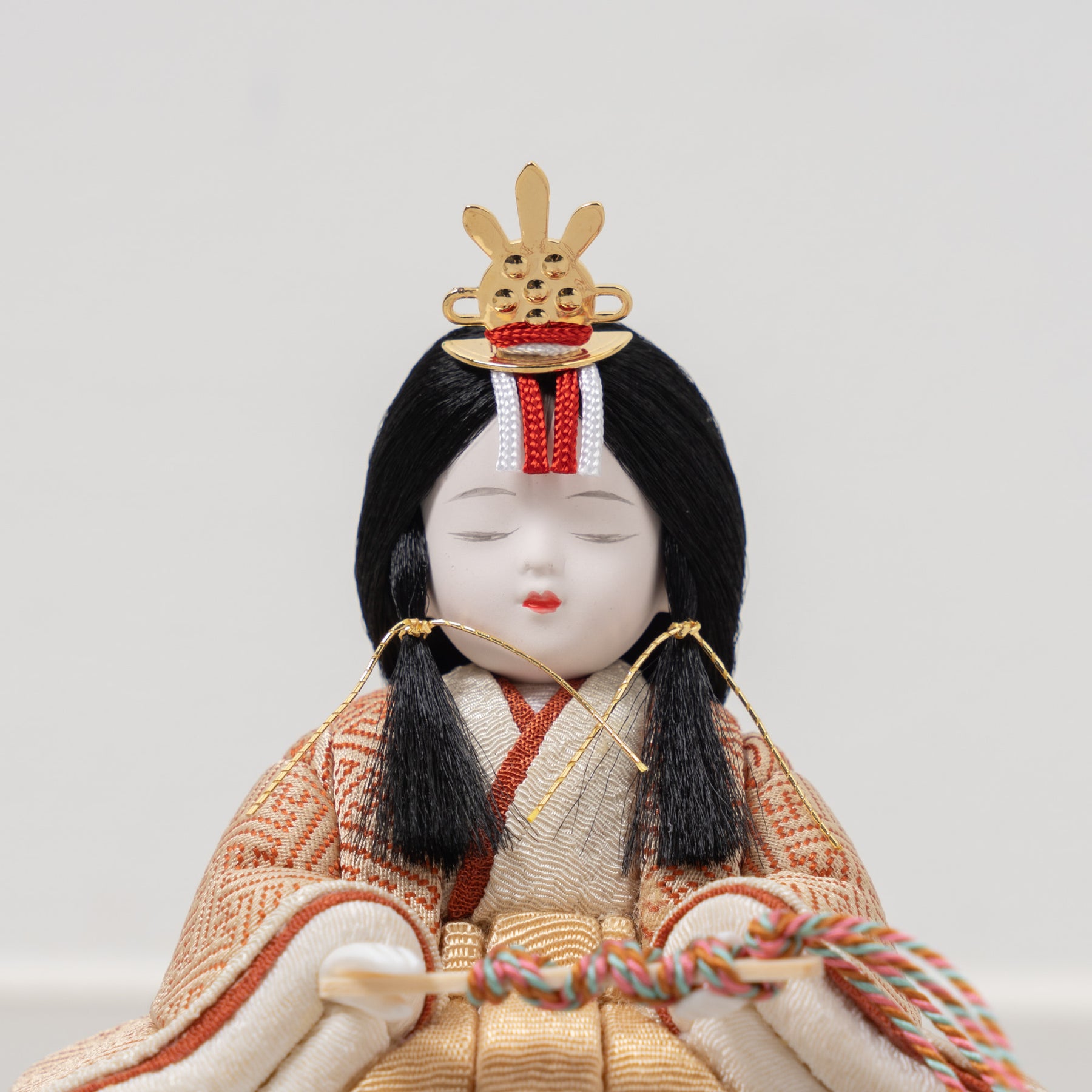 こひな収納飾り ゴールド
