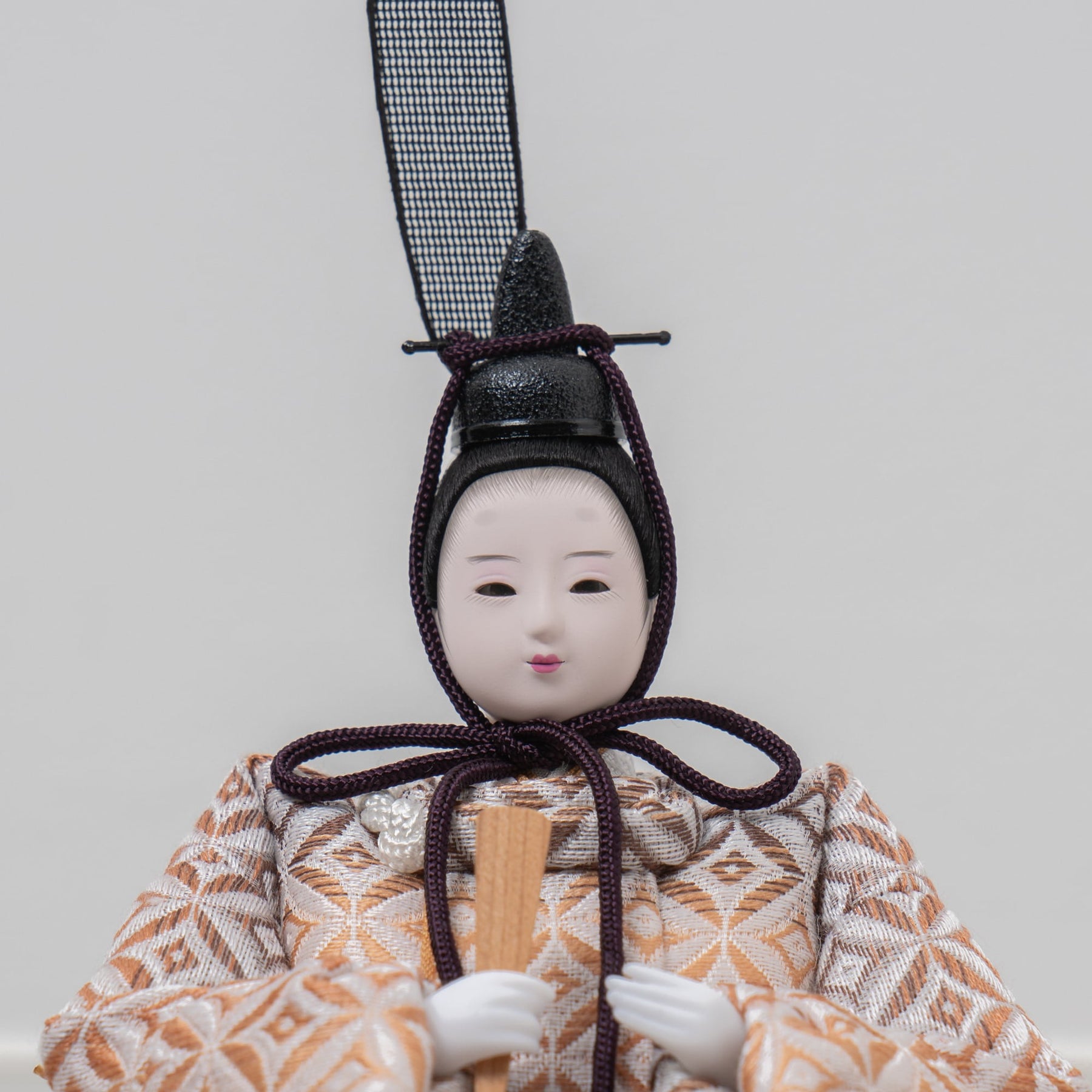 紫苑平飾り ベージュ 柴田家千代 2542H