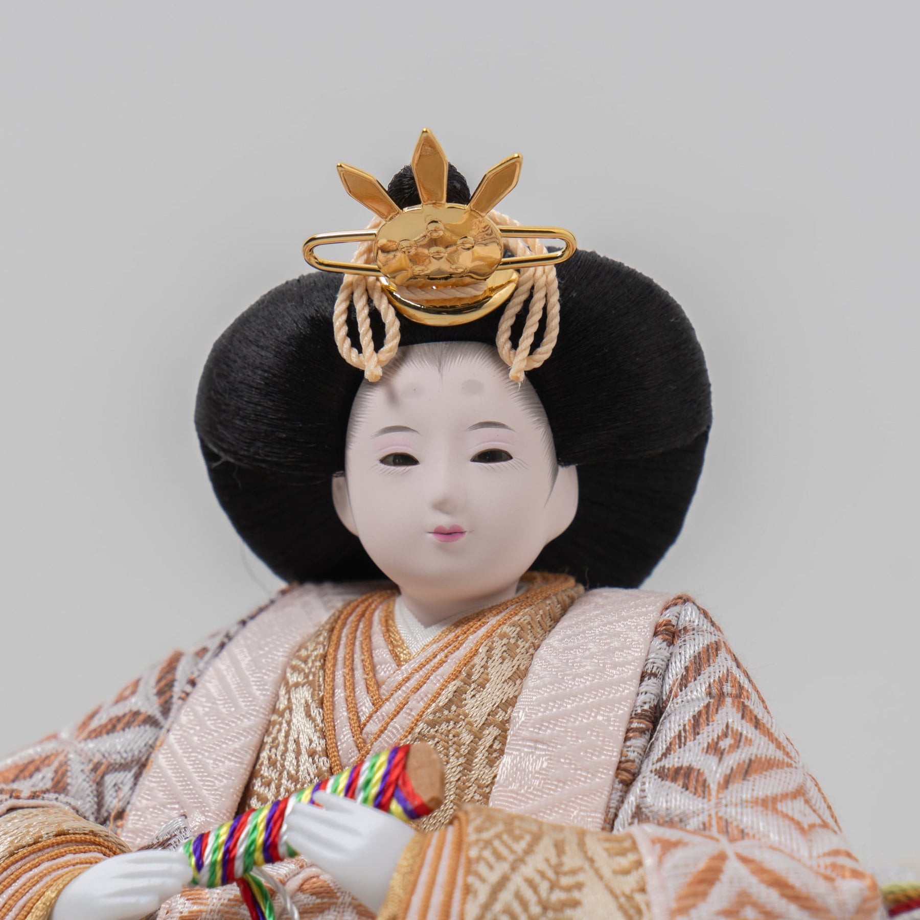 紫苑平飾り ベージュ 柴田家千代 2542H