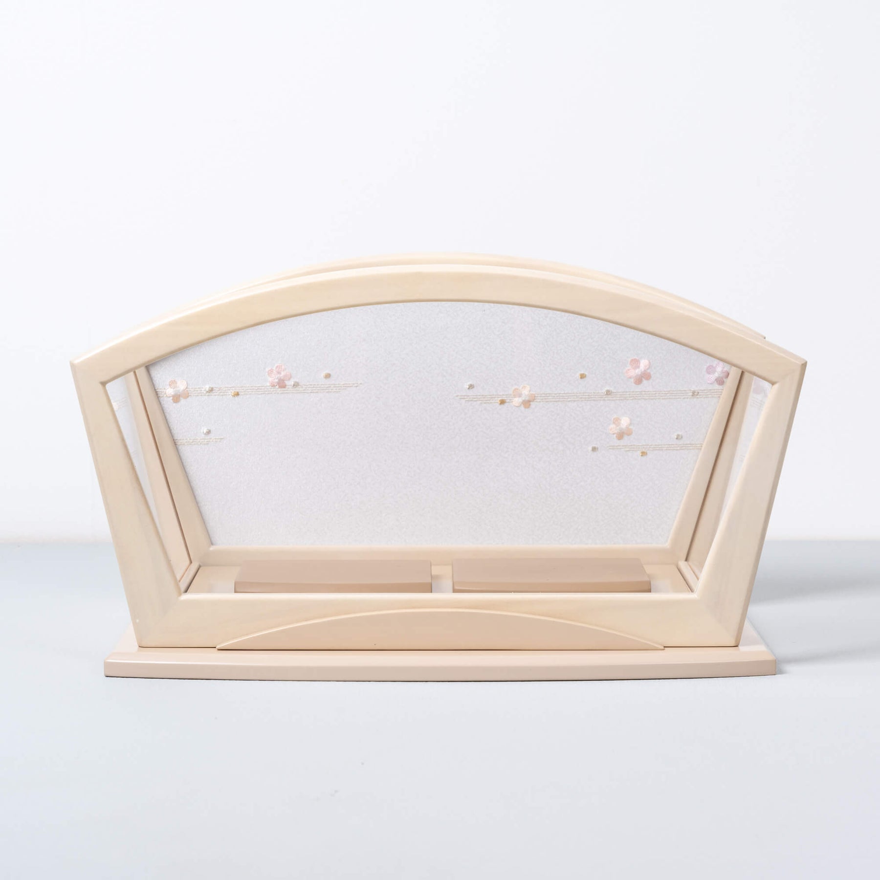 雛人形 紬 人形ケース ベージュ 一秀 C115-8