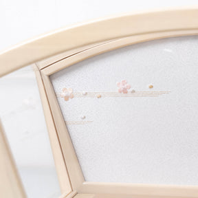 雛人形 紬 人形ケース ベージュ 一秀 C115-8