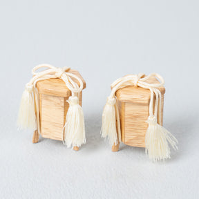 雛人形 紬 人形ケース オーク 一秀 10-8