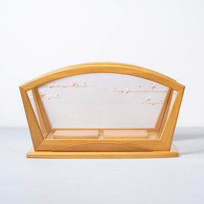 雛人形 紬 人形ケース オーク 一秀 10-8