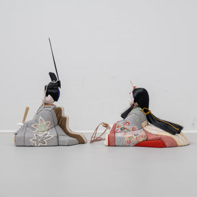 雛人形 紬 人形ケース オーク 一秀 10-8