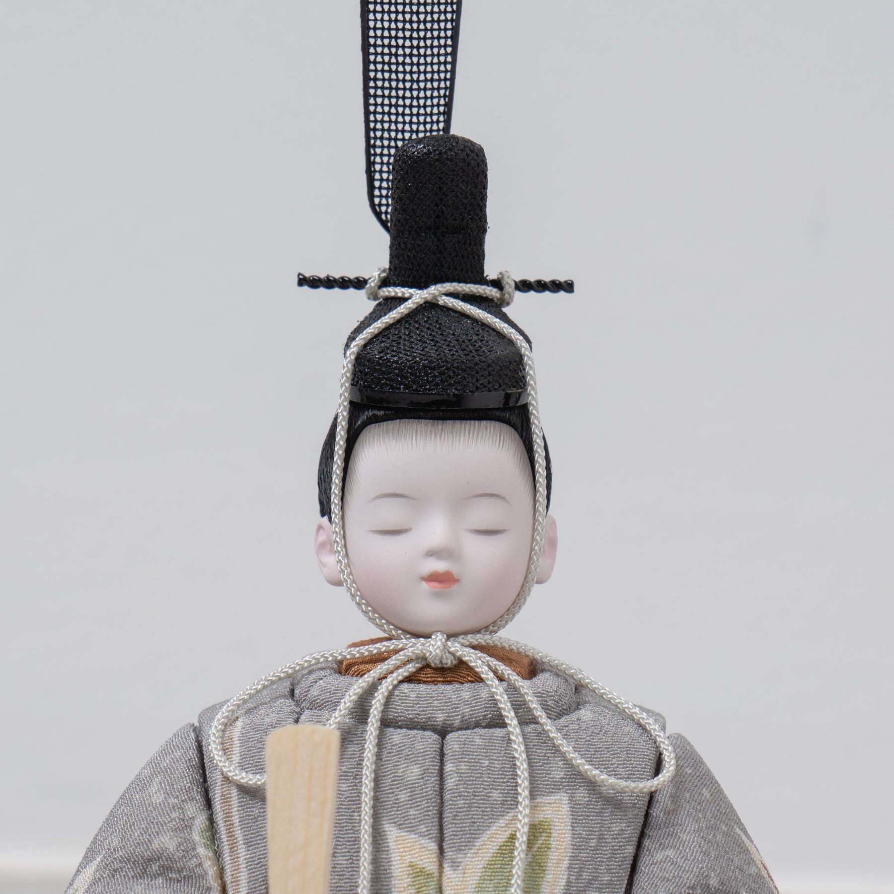 雛人形 紬 人形ケース オーク 一秀 10-8