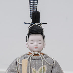 雛人形 紬 人形ケース オーク 一秀 10-8