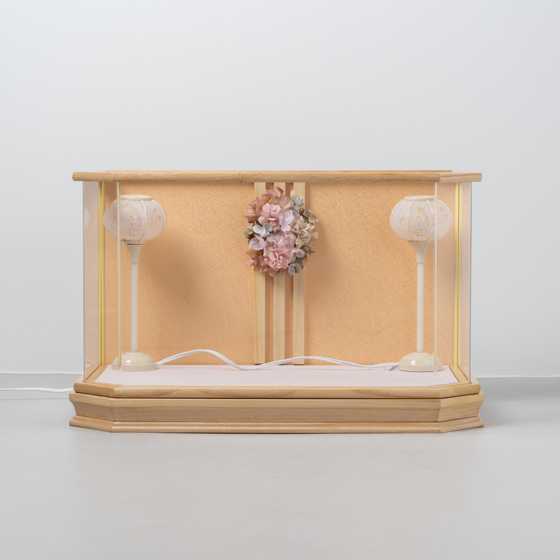 雛人形 かのん 人形ケース 吉藤作 桜刺繍