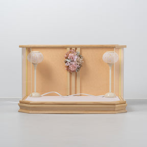 雛人形 かのん 人形ケース 吉藤作 桜刺繍