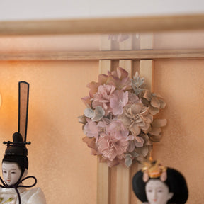 雛人形 かのん 人形ケース 吉藤作 桜刺繍