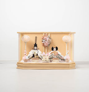 雛人形 かのん 人形ケース 吉藤作 桜刺繍