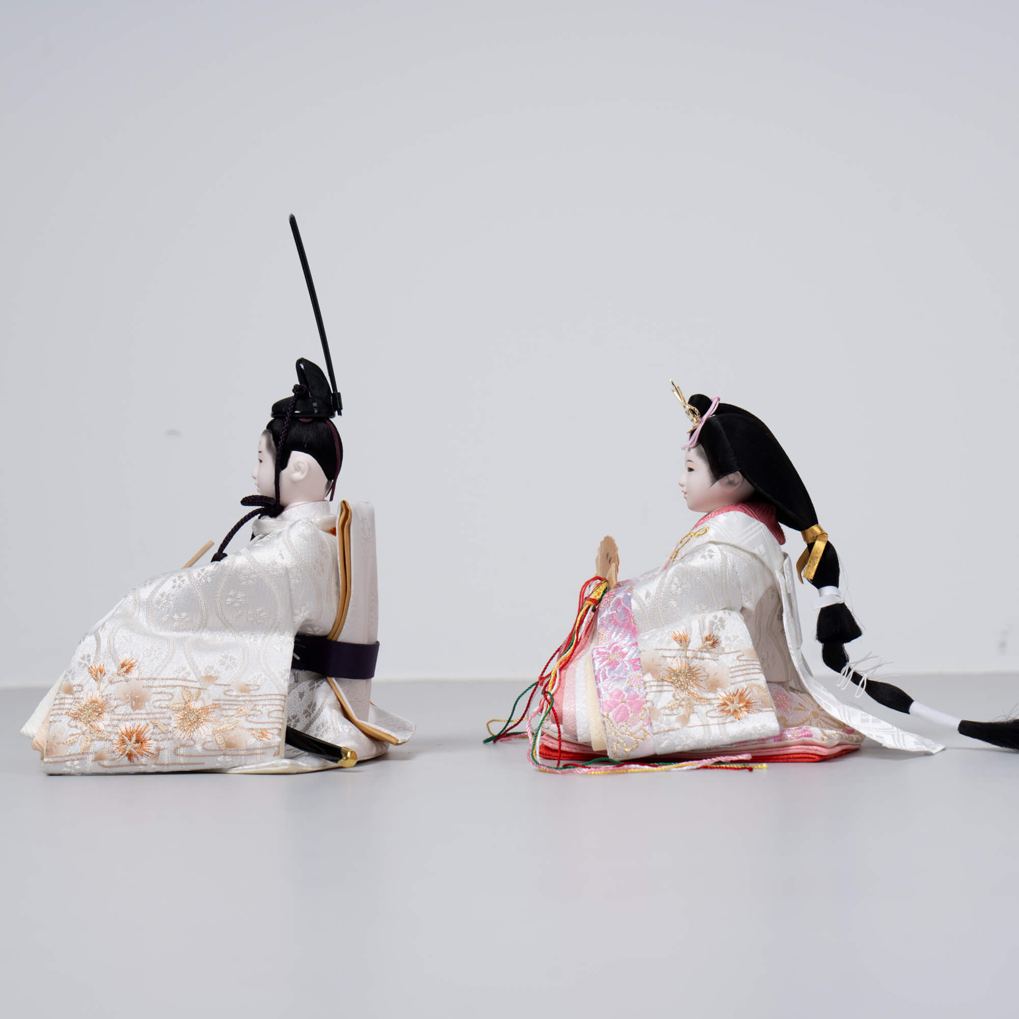 雛人形 花詩 人形ケース 吉徳大光 ブラウン刺繍