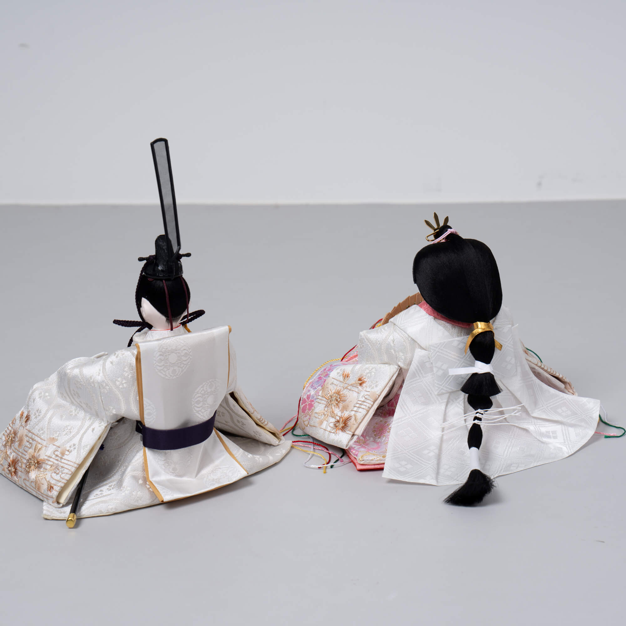 雛人形 花詩 人形ケース 吉徳大光 ブラウン刺繍