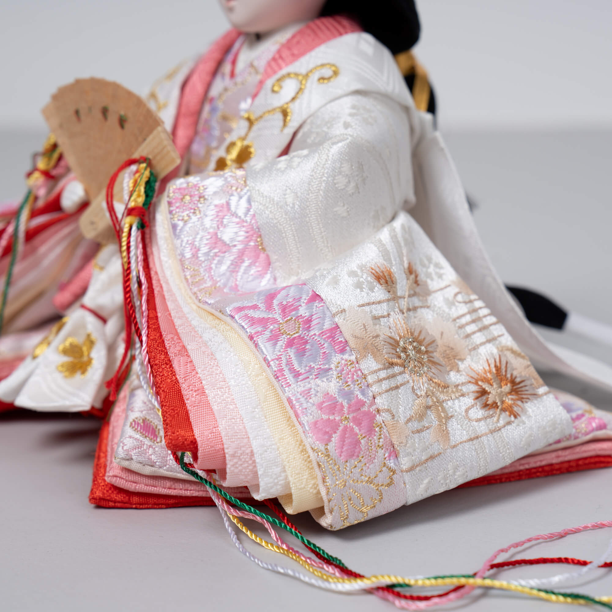 雛人形 花詩 人形ケース 吉徳大光 ブラウン刺繍