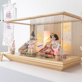 雛人形 月華 人形ケース 白木 吉徳大光 白5SR