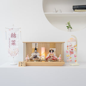 雛人形 月華 人形ケース 白木 吉徳大光 白5SR