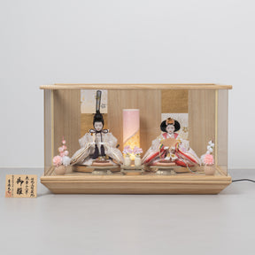 雛人形 月華 人形ケース 白木 吉徳大光 白5SR