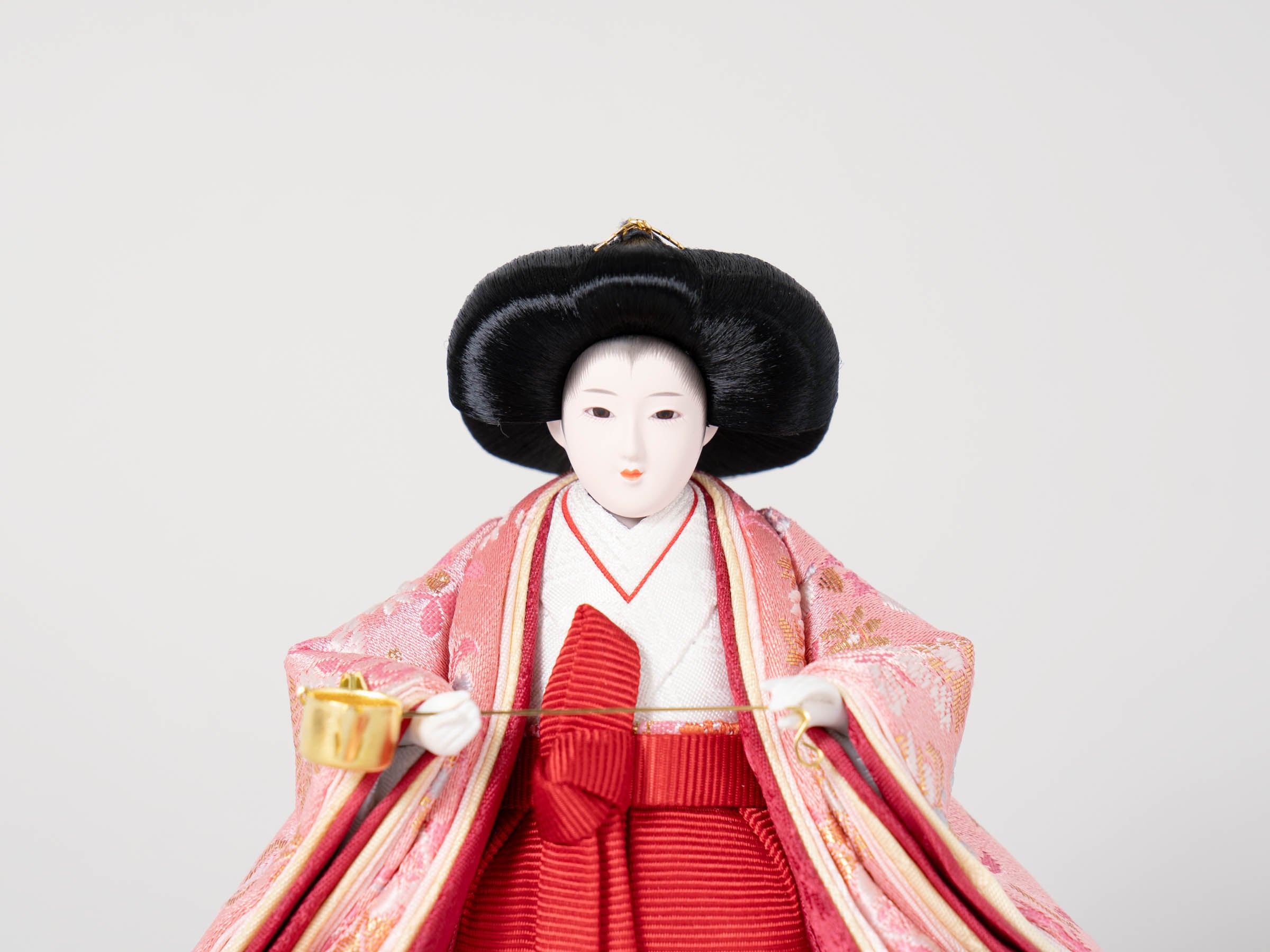 雛人形 弥音三段飾り ナチュラルアイボリー