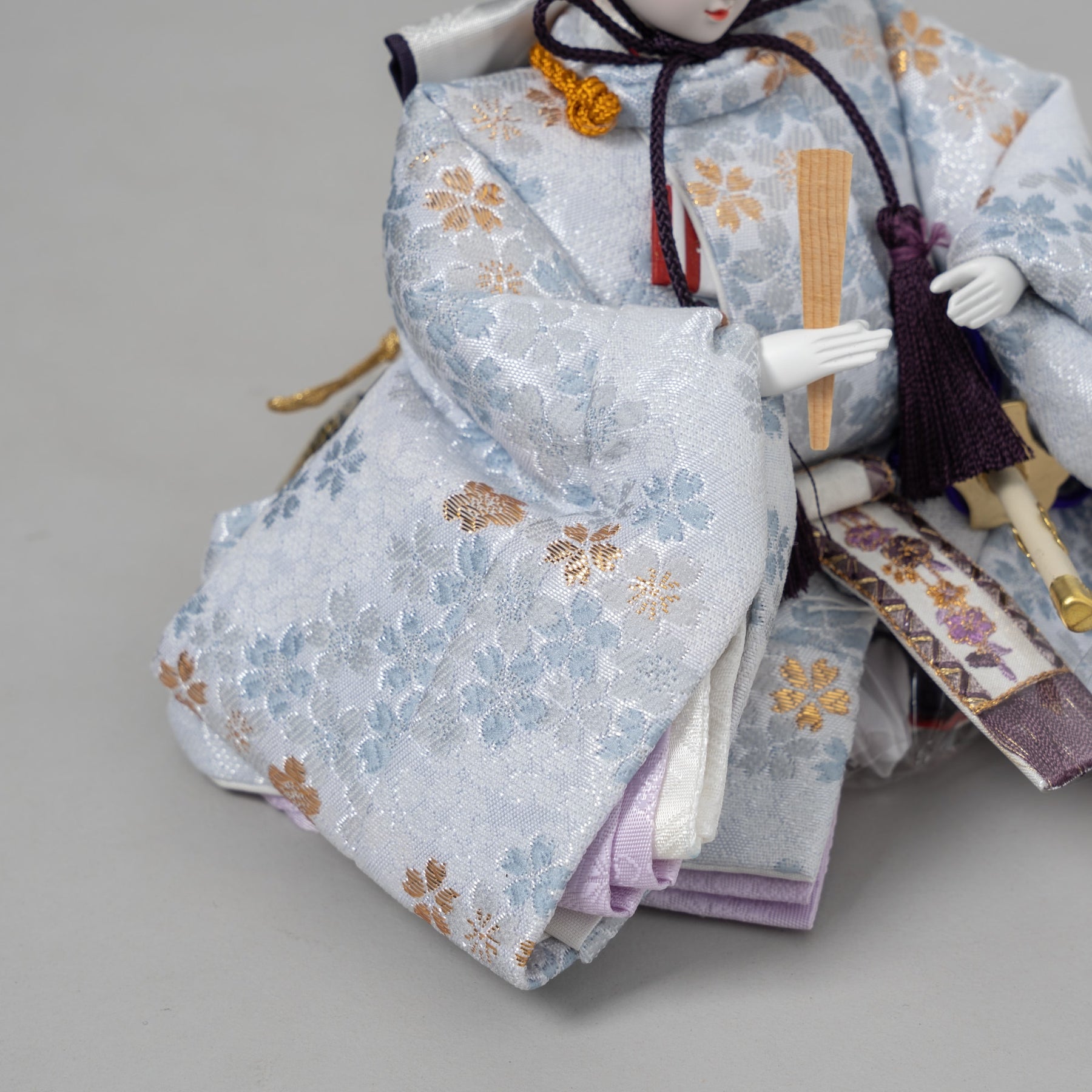 雛人形 ゆずは引出収納飾り ベージュ 吉徳大光 ブルーピンク