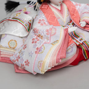 雛人形 ゆずは引出収納飾り ベージュ 吉徳大光 ブルーピンク