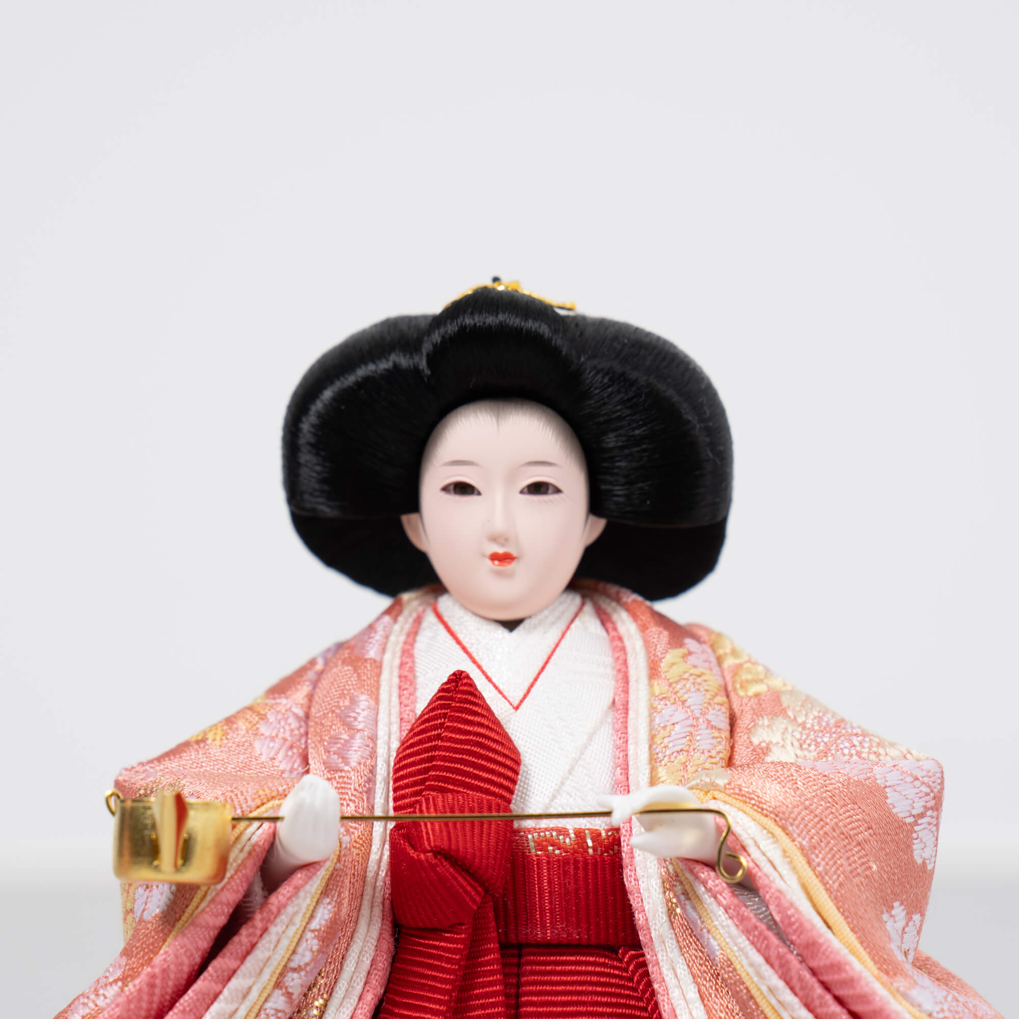雛人形 こはる引出収納飾り 白木ブラウン 吉徳大光