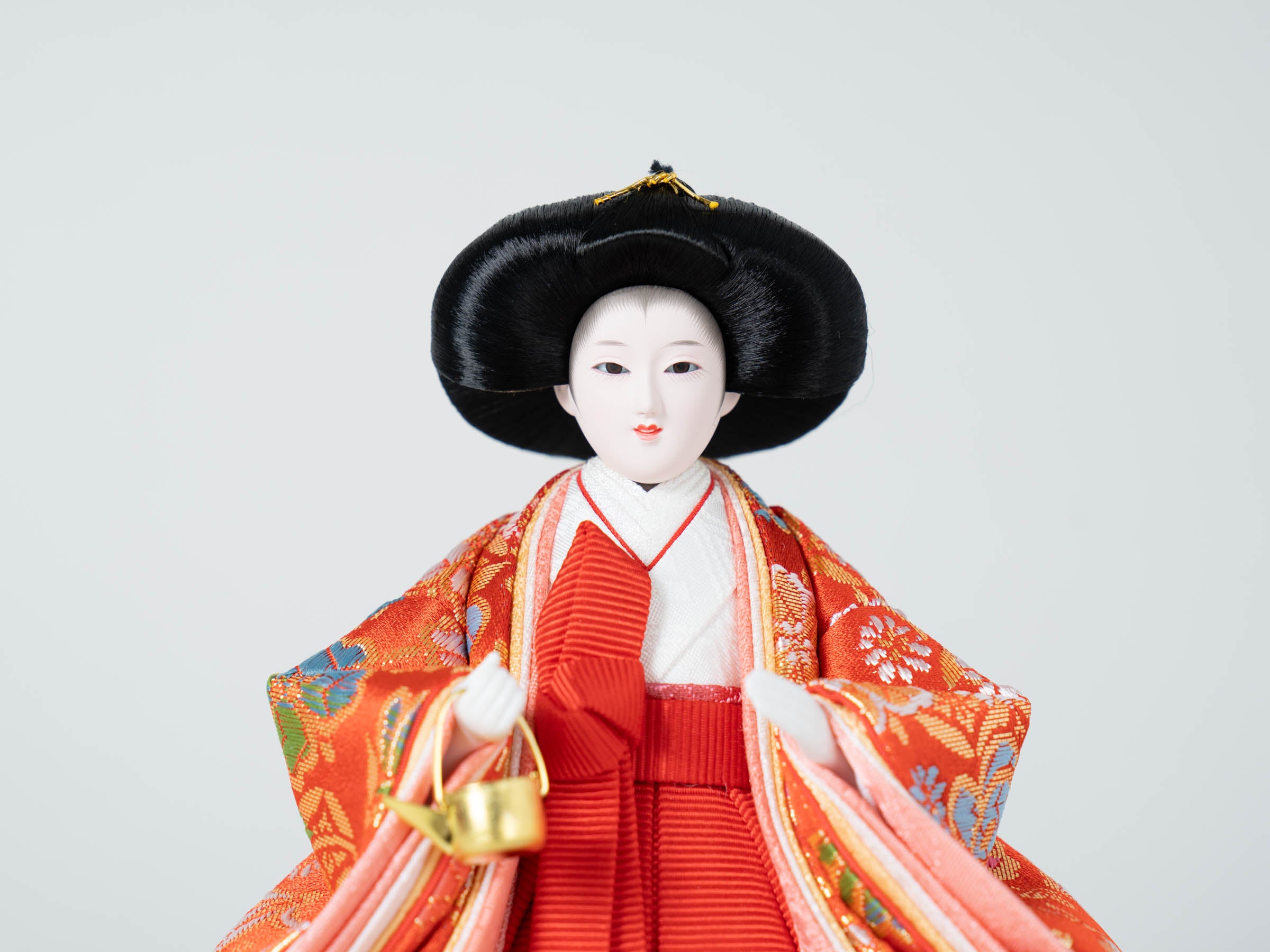 凛皇三段飾り 黒｜雛人形 お雛様 コンパクトでおしゃれ​かわいい 木製