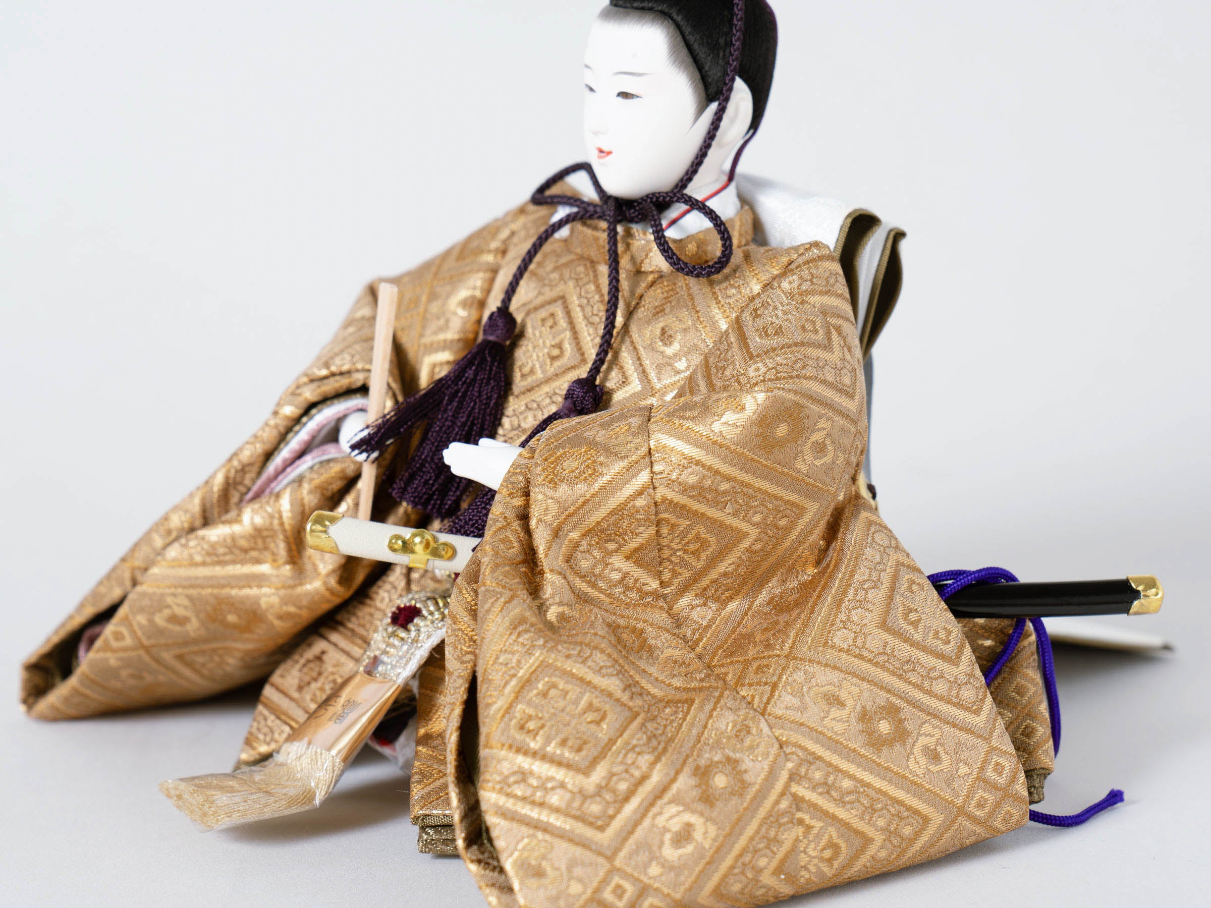 凛皇三段飾り 黒｜雛人形 お雛様 コンパクトでおしゃれ​かわいい 木製