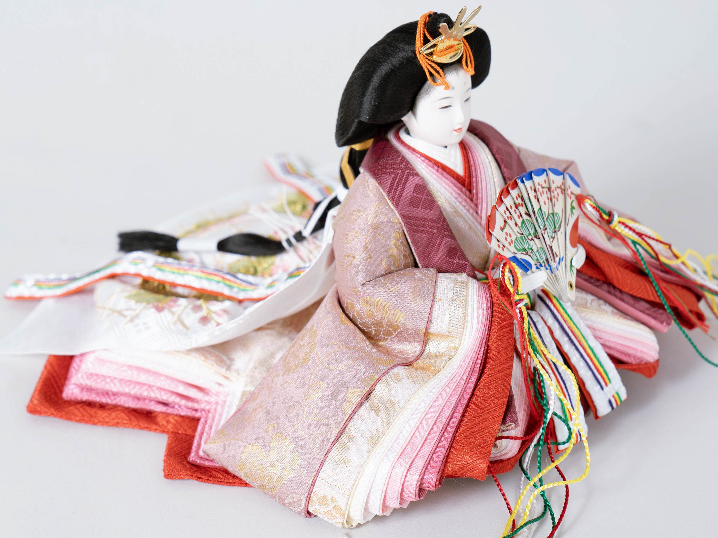 凛皇三段飾り 黒｜雛人形 お雛様 コンパクトでおしゃれ​かわいい 木製