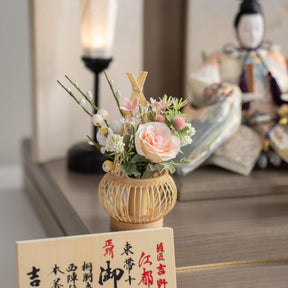 凛皇平飾り グレー 吉徳大光 正絹草木染