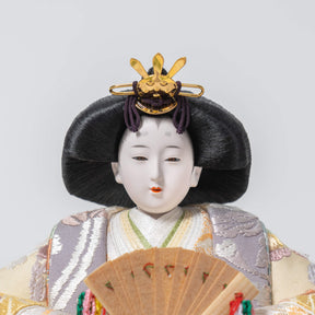 凛皇平飾り グレー 吉徳大光 正絹草木染