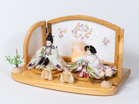 雛人形 こずえ平飾り Lオーク グリーン