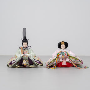 雛人形 こずえ平飾り Lオーク グリーン