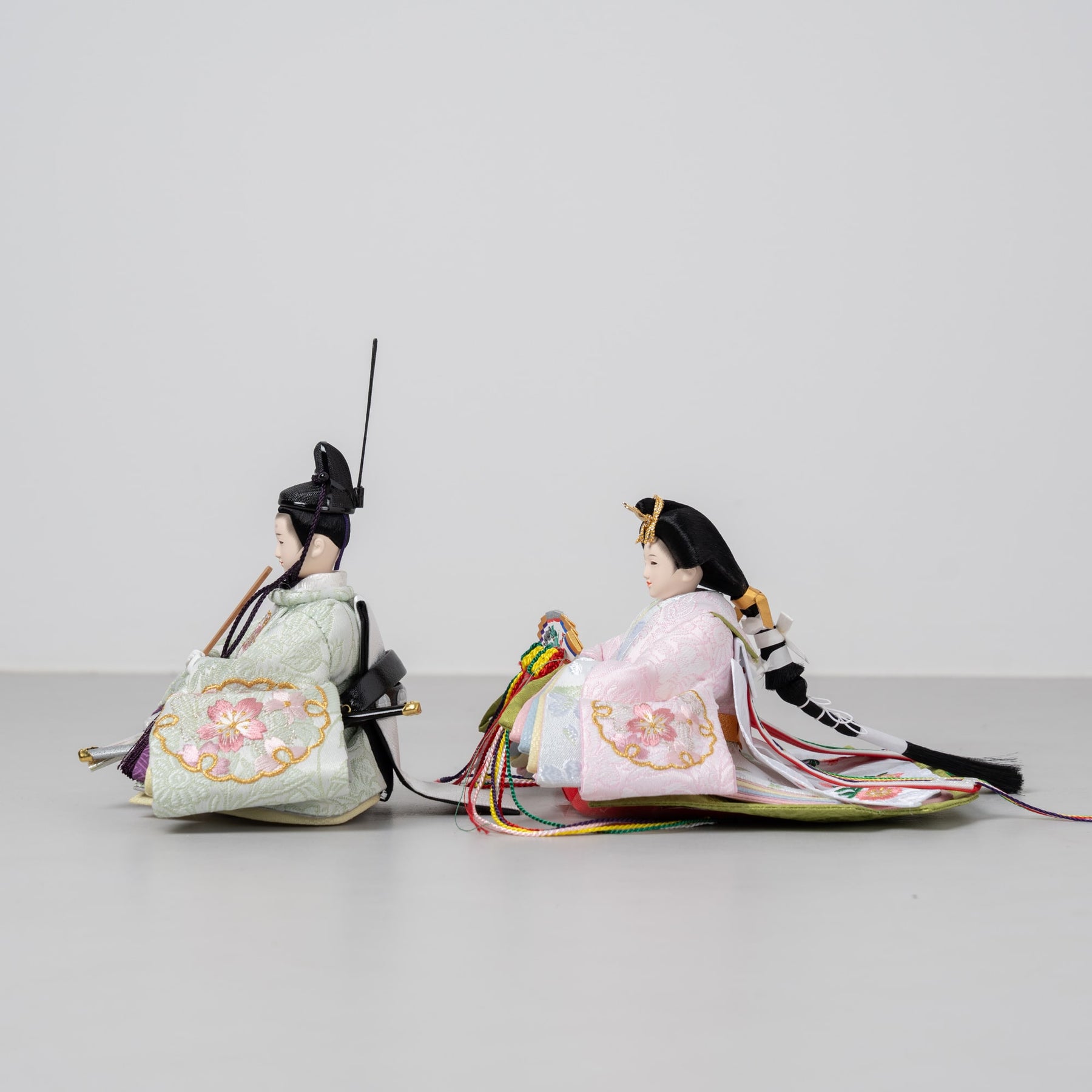 雛人形 こずえ平飾り Lオーク グリーン