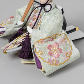 雛人形 こずえ平飾り Lオーク グリーン