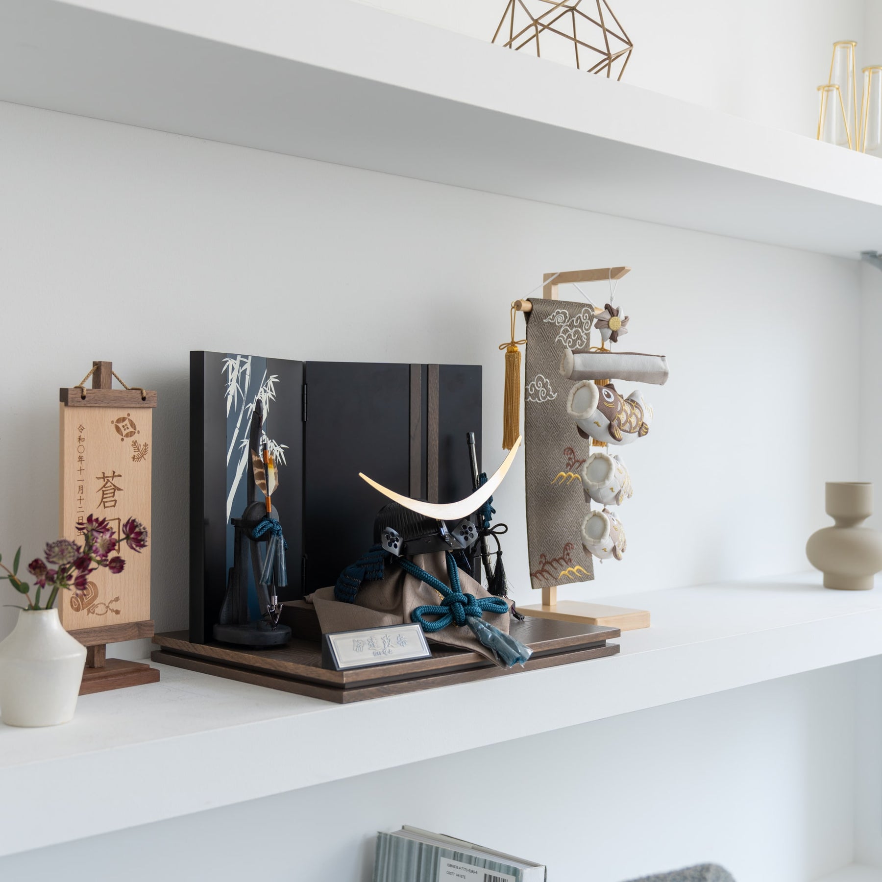 五月人形 玄志 兜飾り 鉄紺 7号伊達政宗 雄山作