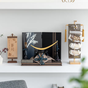 五月人形 玄志 兜飾り 鉄紺 7号伊達政宗 雄山作