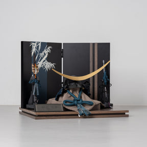 五月人形 玄志 兜飾り 鉄紺 7号伊達政宗 雄山作