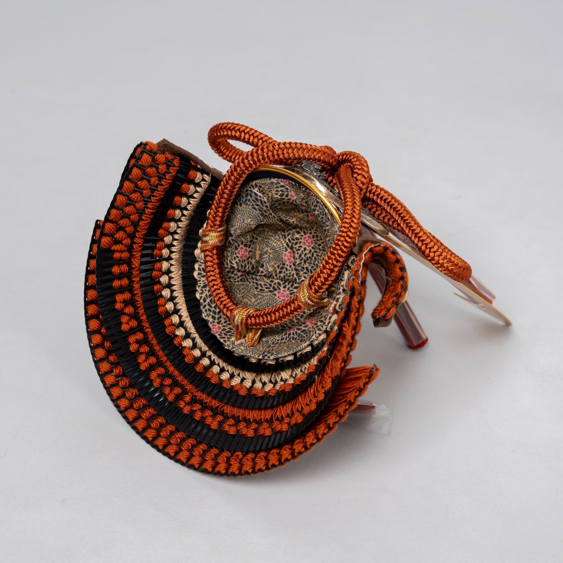 五月人形 玄志 兜収納 緋色 1/5 暁 真朱糸縅