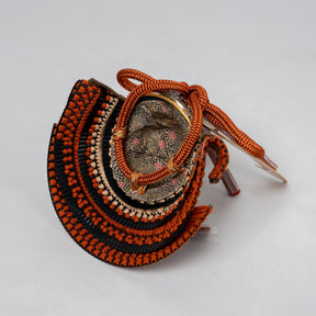 五月人形 玄志 兜収納 緋色 1/5 暁 真朱糸縅