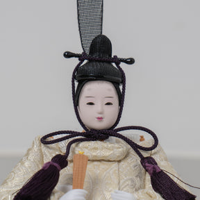 胡白収納飾り 白 柴田家千代 82J
