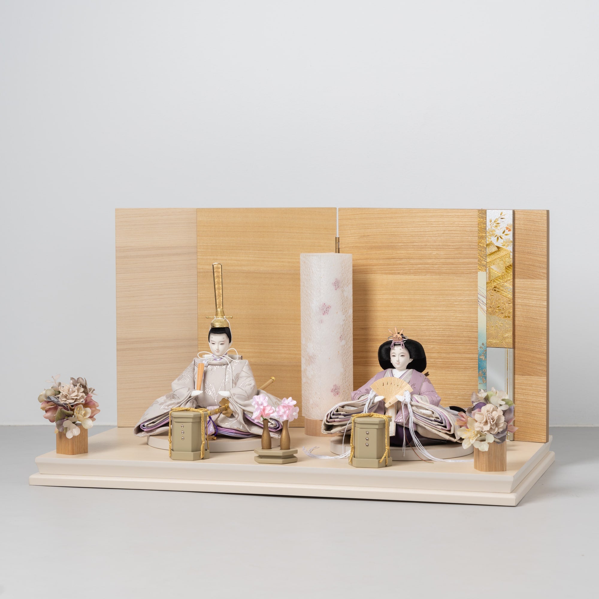 雛人形 清香平飾り ナチュラル 吉藤作
