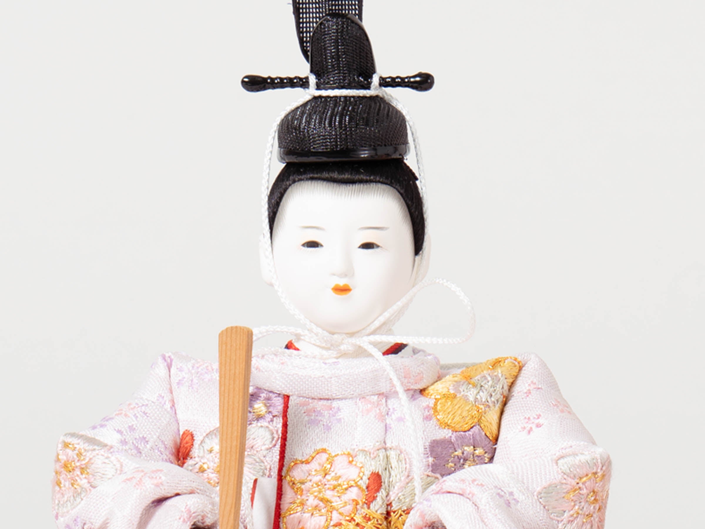 雛人形 沙羅平飾り 木目白 松寿